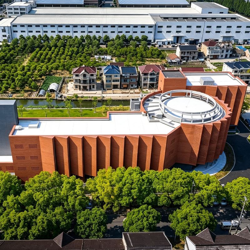 Full-Panel Terracotta Brick Curtain Wall System high quality